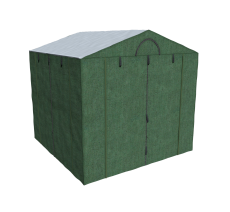 Палатка сварщика МногоТентов домик 2х2 м (Стены брезент ОП/крыша ткань ПВХ)