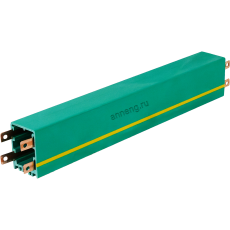 Троллейный шинопровод HFP56 100А (4 жилы, длина 4 м, тип с загибом, корпус -40С до +70С), HFP56-4-20/100
