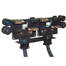 Current collector for HFP56 60A double (with L-1m cable), 56JD-4/60, 563160