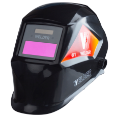 Маска сварочная WELDER PRO Ф1 Хамелеон 90x35 мм, DIN 3/11, в коробке