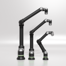 RC10 series collaborative robot with a load capacity of 10 kg, a working area radius of 1300 mm