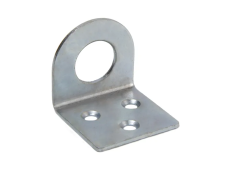 Ушко угловое 75х40 (75х40х2) цинк белый, 200 шт.