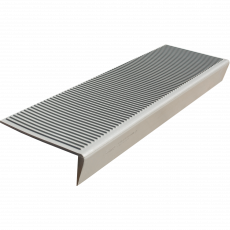 Anti-slip pad on the large corner step (Rubber tread) 1100*305*110 mm, gray