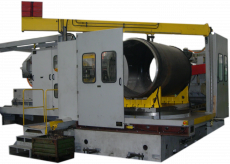 Special changeable machine with two horizontal tables, CNC CM2196F3