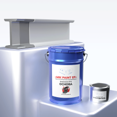 Flame-retardant thin-layer exfoliating epoxy-based paint MIK PAINT EP 16.1 kg (base)+2.4(kg) hardener