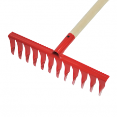 Грабли витые 12 зубьев с черенком