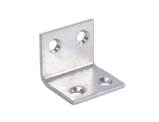 Corner furniture UM-25 (25x25x30x2) zinc white, 350 pcs.