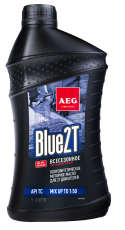 AEG Semi Synthetic 2T Motor Oil API TC Масло 2Т п/с, 1 л