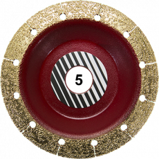 Alpha Disc Petal grain No. 5 (Light)
