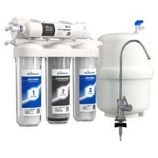 ABF-OSMO-5 PROMO, Reverse osmosis water purification system for a kitchen sink with a separate faucet, 5 stages of water purification