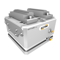 Machine tool pneumatic self-centering vise