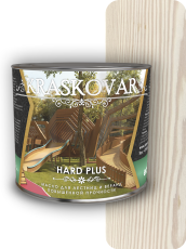 High-strength oil for stairs and verandas Kraskovar Hard Plus Snow-white 2.2 l.