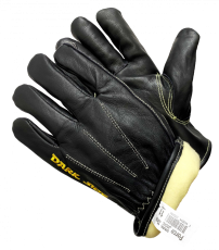 Цельнокожаные анатомические перчатки с утеплителем HEATFEEL® Gward Force DARK_SIDE Zima