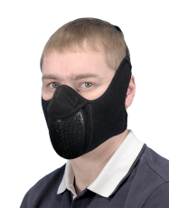 Тепловая маска Полумаска с двумя креплениями ТМ 2.1. (черный) САЙВЕР|SAYVER