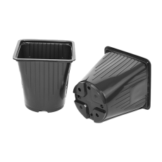 Горшки термоформованные (мягкие) квадратно-круглые 1,5л, 650 шт.