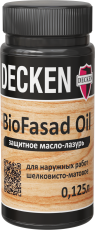 Protective oil-azure DECKEN BioFasad Oil, 0.125 l