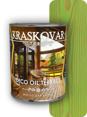 Kraskovar Deco Oil Terrace Terrace Oil Lime green 0.75 l.
