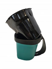 1.5 L paint bucket with magnet and 2 replaceable cartridges