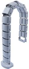 NE-AD vertical flexible cable duct, 680-800 mm,grey