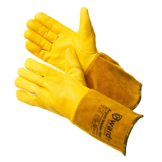 Краги для аргоновой сварки с цельной кожаной перчаткой Gward Argon Welder Pro