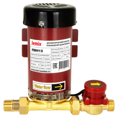 PVN15-18, (W15GR-18 AUTO), Pressure boosting pump with automatic switch-on, dry rotor, 260 W. JEMIX