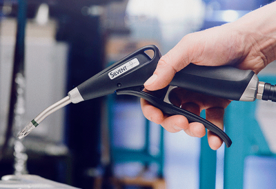 Safety air blow guns for safe blowing clean with compressed air in the manufacturing industry