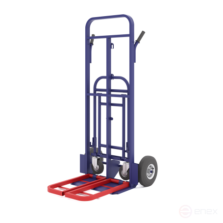 Тележка грузовая универсальная ТГУ 300 колёса (d250 литые + d125 болтовые)