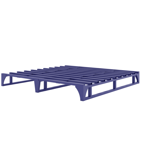 Painted metal pallet PMK- K (800x1200x150)