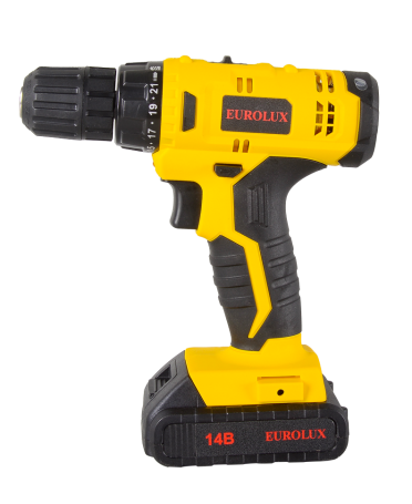 Cordless screwdriver drill Eurolux DA-14/2Li