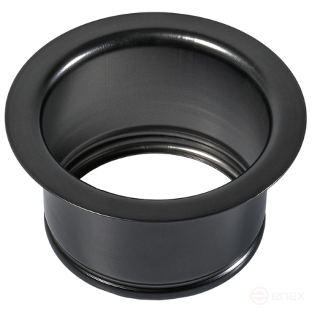 Chopper Kit Flange + BORT button (Black) (Sink Strainer)