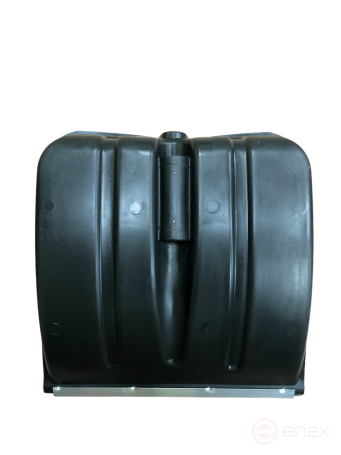 Snowball shovel with aluminum bar (380x380), D=32