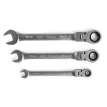 The key is a combined ratchet with a 17 mm hinge