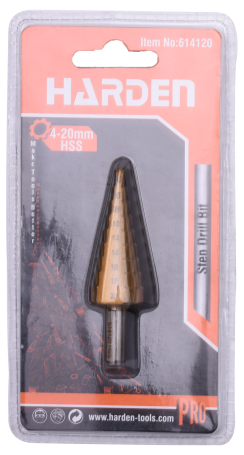 Step drill for metal 4-20 mm HSS // HARDEN