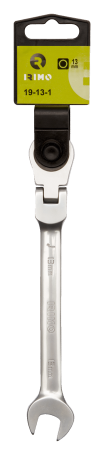 Комбинированный ключ с храповиком и шарнирной головкой, 10 мм