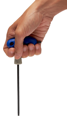T-shaped hexagon screwdriver with ball head 8X200