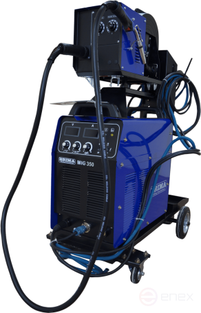 Полуавтомат MIG-350 (380В) (15кг) "BRIMA" С ТЕЛЕЖКОЙ