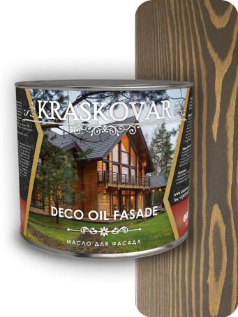 Масло для фасада Kraskovar Deco Oil Fasade Палисандр 2,2 л.