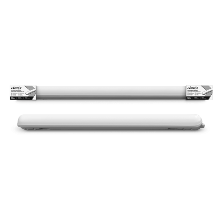 LED sealed transit lamp CHIPBOARD-159T 50W 6500K 125lm/W 6250Lm 1200x64x60mm IP65 NEOX