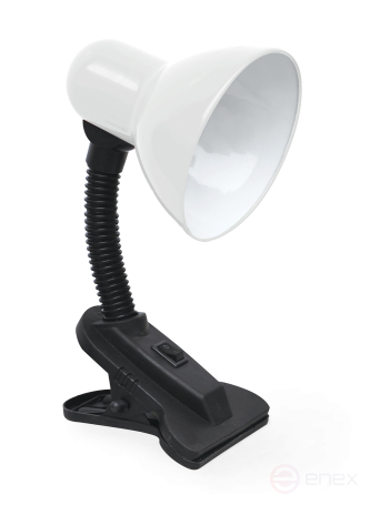 Table lamp for a lamp on a clothespin SNP 21B-E27 230V WHITE (with suspension) IN HOME