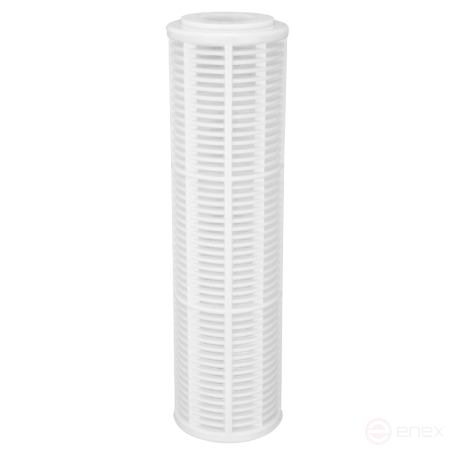 А-10, Картридж для механической очистки воды АКВАБРАЙТ АКВА NET, 70 микрон, SLIM LINE 10 дюймов.