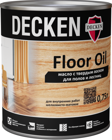 Oil for all types of wooden floors DECKEN Floor Oil, 0.75 l