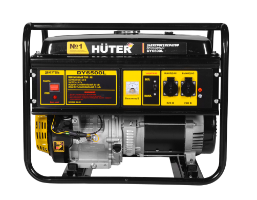 HUTER DY6500L Portable Gasoline Generator