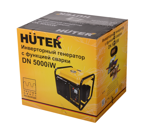 Inverter electric generator DN 5000iW, with Huter welding function