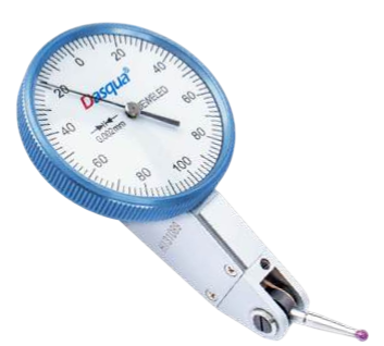 Индикатор рычажно-зубчатый с немагнитным корпусом и диаметром циферблата 39 мм; 0-0,2 мм; 0,002 мм