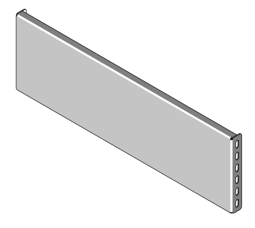 MULTICOLOR Mounting plate ML (800x220) (WxDxH) Soc 1.5 mm