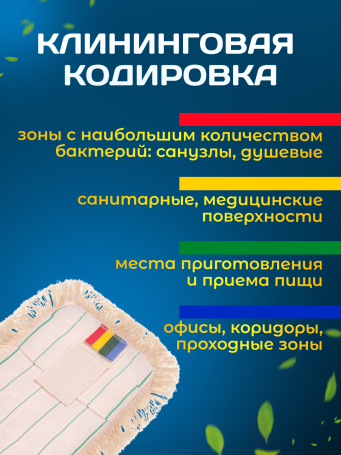 ACG MOP flat cotton split 50 cm, ears+pockets (1 pc.) 1003283