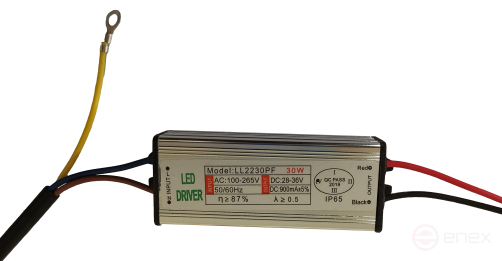 Драйвер для светодиодных светильников Mosvolt LL2230PF 900mA 30W IP65