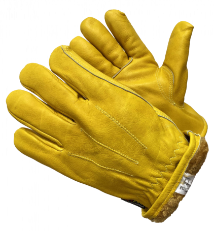 Утеплённые цельнокожанные перчатки Gward Force GOLD Zima