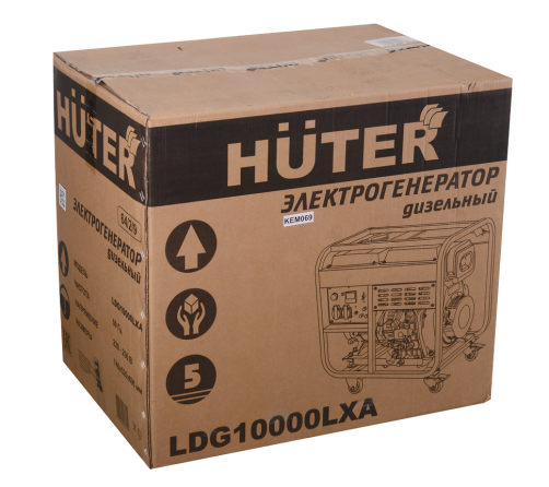 Электрогенератор дизельный LDG 10000LXА Huter