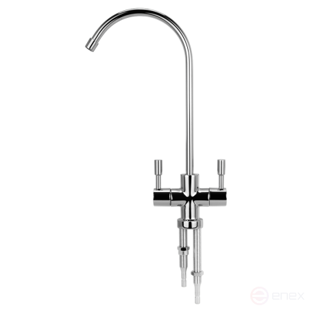 ABF-KR-4, Brass faucet for drinking systems with 2 ceramic valves